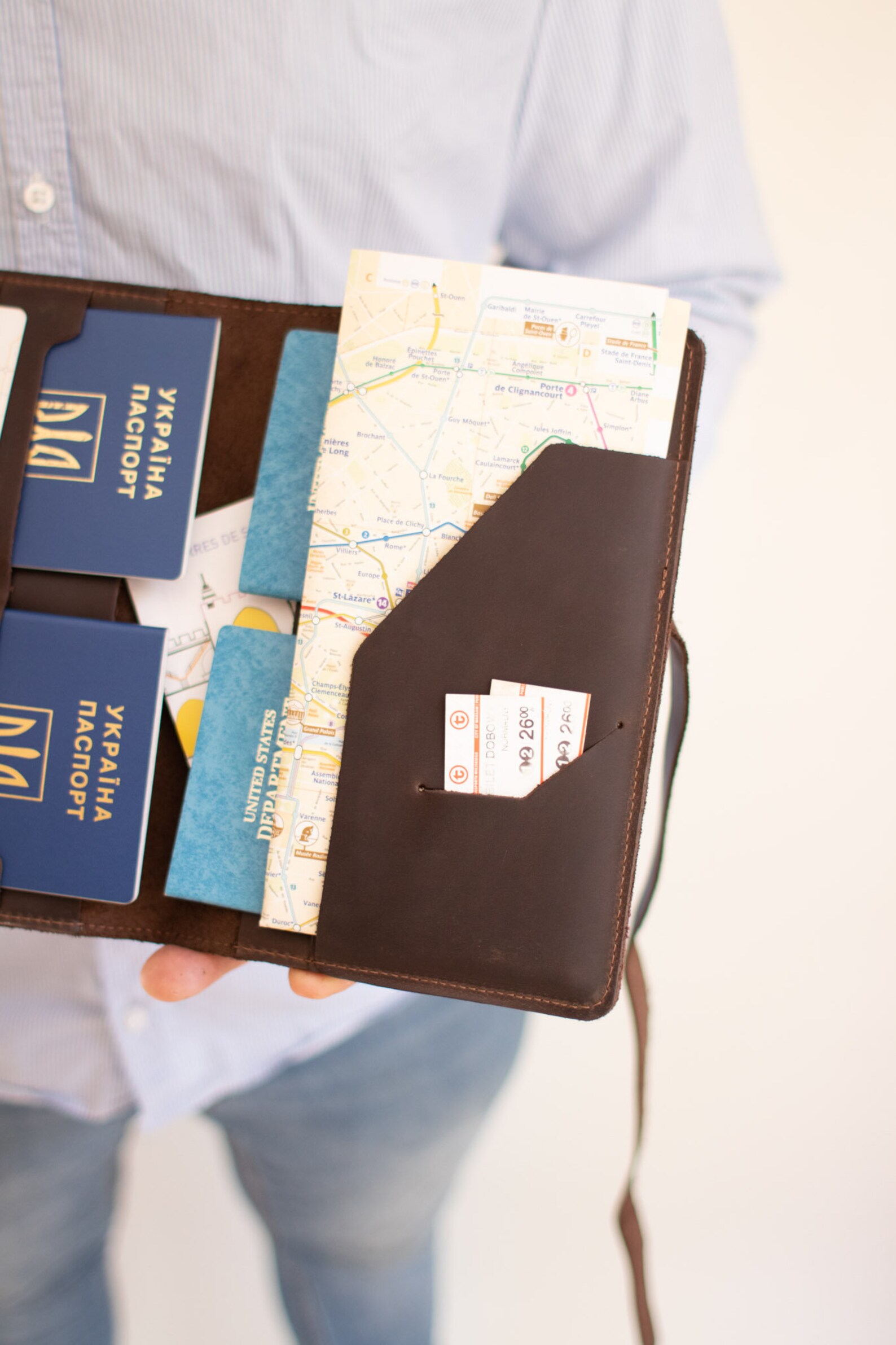 Personalized Passport Organizer Family Travel Passport Etsy