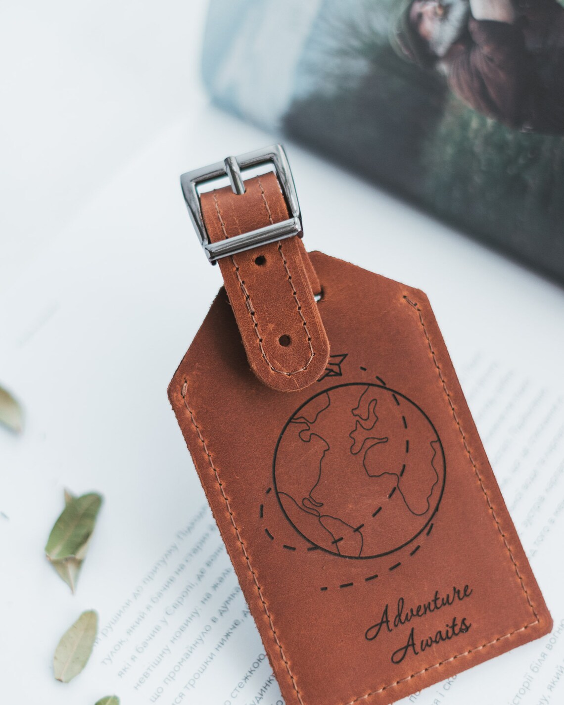 Genuine Leather Travel Tags Personalized Luggage Tags Monogram Etsy