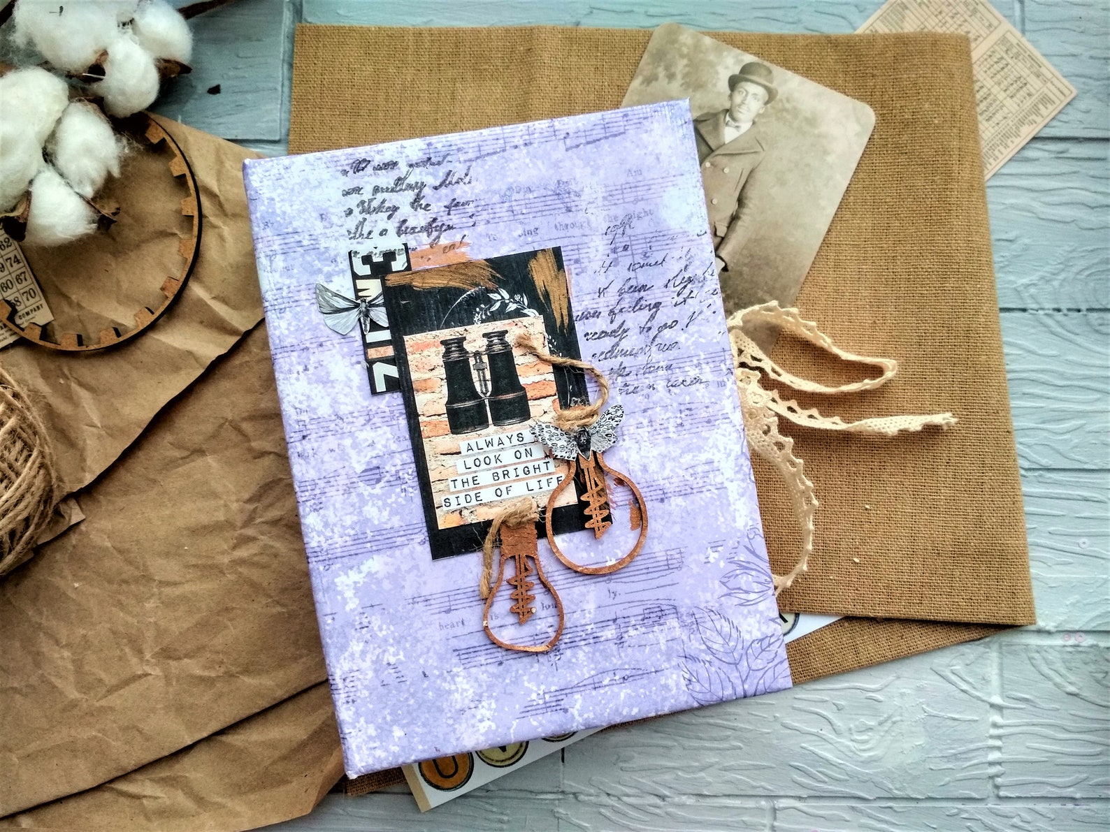 Best friend photo album Slip in photo album 4x6 handmade with Etsy