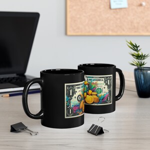 Bitcoin Mug Black Mug 11oz, 15oz zdjęcie 7