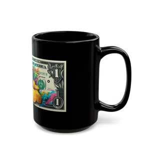 Bitcoin Mug Black Mug 11oz, 15oz zdjęcie 8