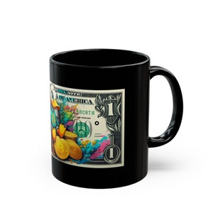 Bitcoin Mug Black Mug 11oz, 15oz zdjęcie 5