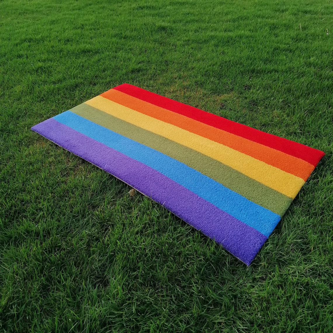 Handmade Pride Rug Luxury Tufted Scottish Rug 120cm x 65cm Etsy