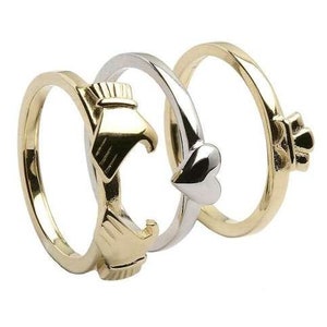 HIGH-END TRIPLE GIMMEL RING | CTHY CTHY HIGH-END TRIPLE GIMMEL RING