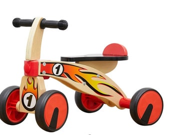 wooden balance bike for 1 year old