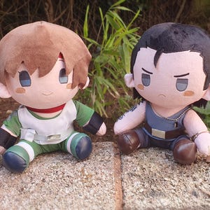 20cm Chibi Plush - Resident Evil 0 Rebecca Chambers and Billy Coen