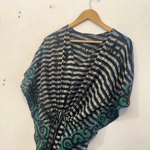 Bohemian Artisan Tie-Dye Kaftan  - Bridesmaid Attractive Artisan Tie-Dye Kaftan - Hippie Boho Unique Hand-Dyed Fashion For Women&#39;s -