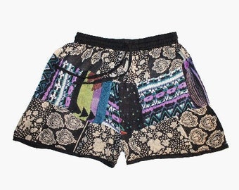 Summer Fashion Loose Short Pant, Yoga Sport Comfortable Short Pajama Pant, Casual Wide Short For Women, Elastic Waist Free Size Unisex Short