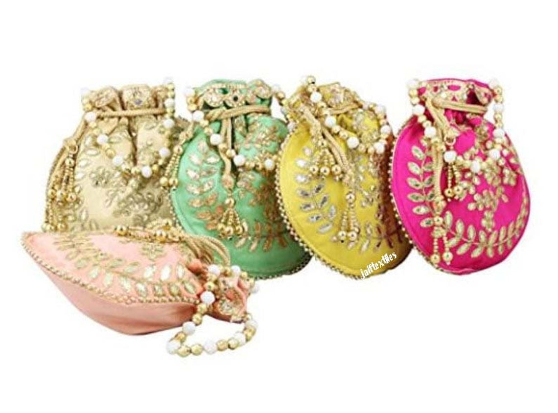 Lot Of 100 Indian Handmade Women's Handbag Purse Potli Bag Etsy