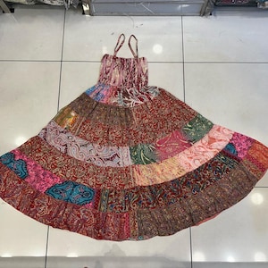 Boho Magic Long Maxi Skirt, Handmade Long Maxi Skirt Retro Outfit Summer Hippie Outfit, Bohemian Silk Patch Work Skirt Summer beach skirt