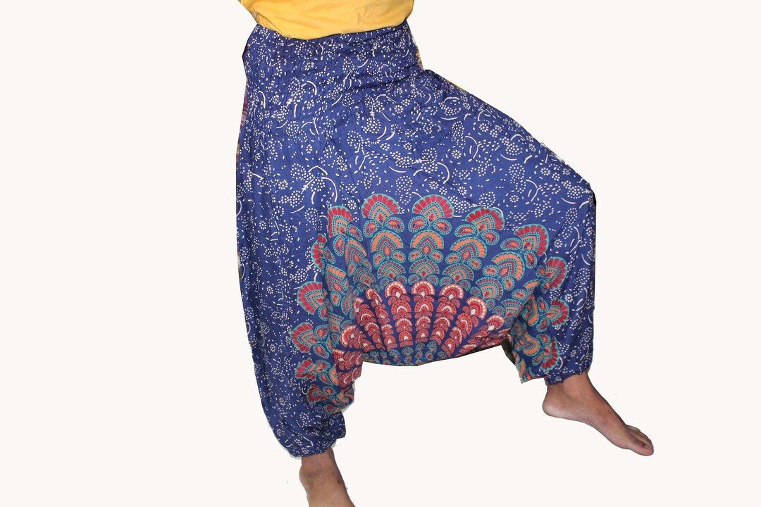 Harem Trouser Boho Hippie Aladdin Pant Summer Harem Jumpsuit - Etsy
