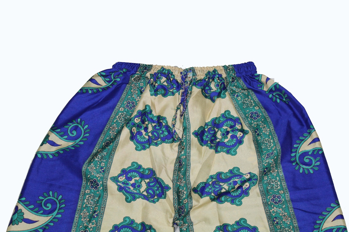 Handmade Sari Silk Palazzo Pants Indian Printed Women's - Etsy UK