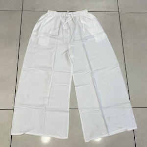 Big Size Wide Leg Solid Color Palazo Pant, Super Comfy Wear Trouser, Yoga Pant, White Trouser For Women, Gift For Her Pant, Palazo Pant