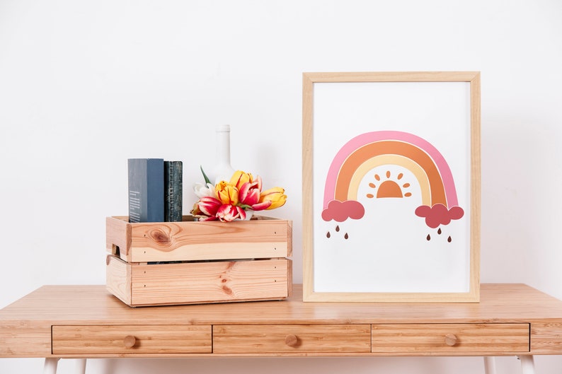 Download Rainbow svg Boho Rainbow clipart bundle Rainbow baby svg ...