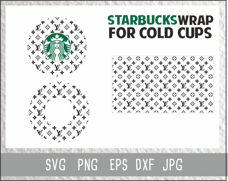Download Starbucks Cup Svg Starbucks Cold Cup SVG Full Wrap For | Etsy