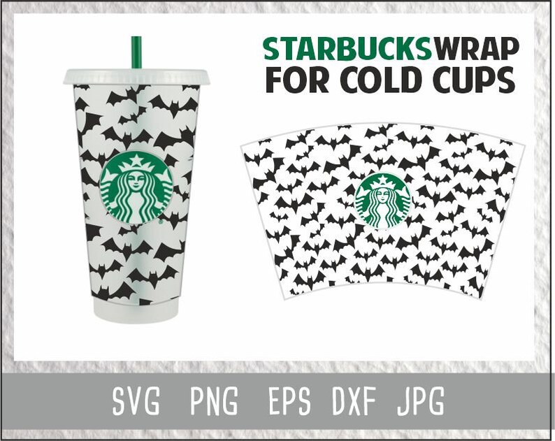 Download Full Wrap Starbucks Halloween witch Cold Cup SVG DYI Venti ...