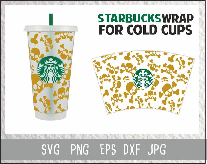 Download Full Wrap Starbucks Halloween witch Cold Cup SVG DYI Venti ...