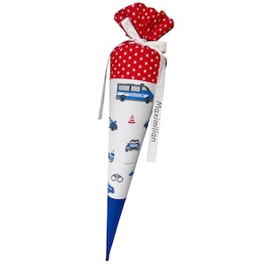 Cône scolaire "POLICE" 70 cm ou 80 cm avec ruban personnalisé sur demande