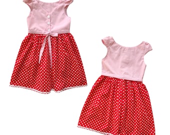 School enrollment dress with sleeves, many fabrics and variants to choose from