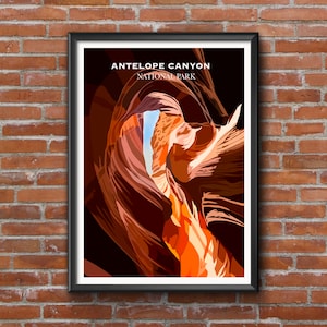 Antelope canyon art | Poster