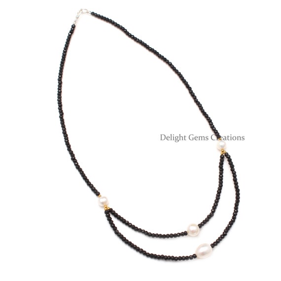 Designer black spinel jewelry deals