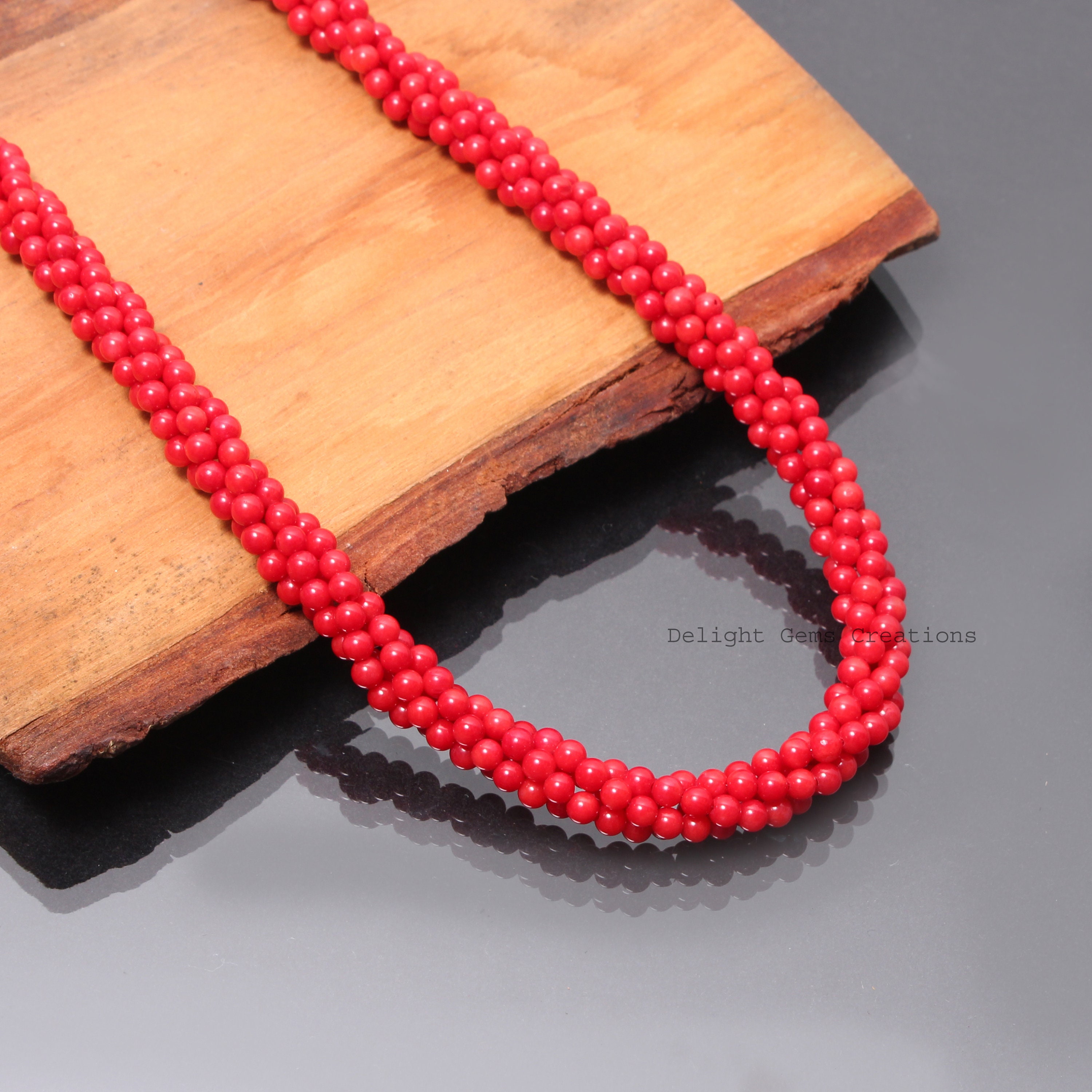 Riconoscere Corallo Rosso Da Bamboo O Pasta Di Corallo E Imitazioni - Foto 6