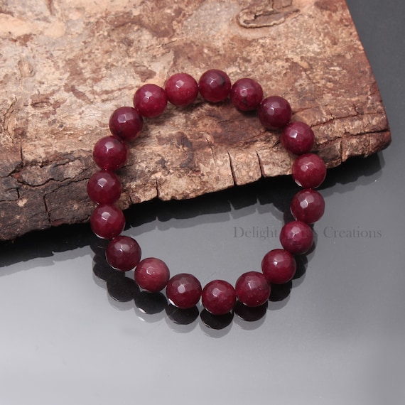 Red stretch deals bracelet