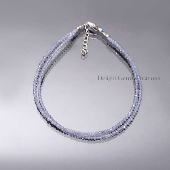 Real Sapphire Heart Strand Bracelet - Uniquelan Jewelry