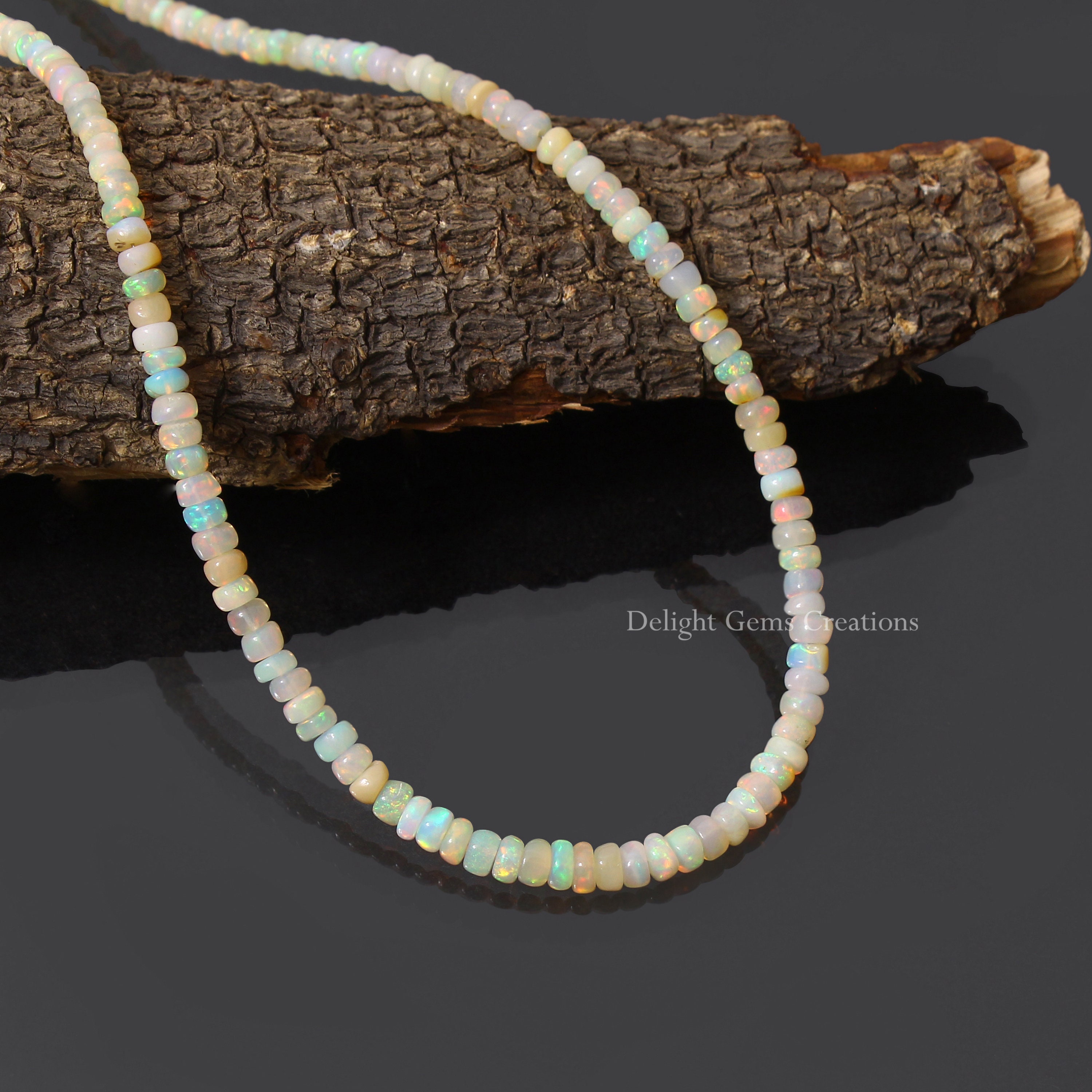 Pear Shaped Ethiopian Opal Necklace | Ethiopian opal necklace, Opal pendant  necklace, Opal jewelry
