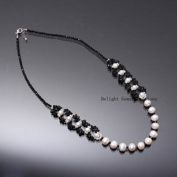 Designer black spinel beaded jewelry online