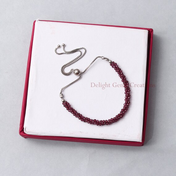 Garnet bolo bracelet deals