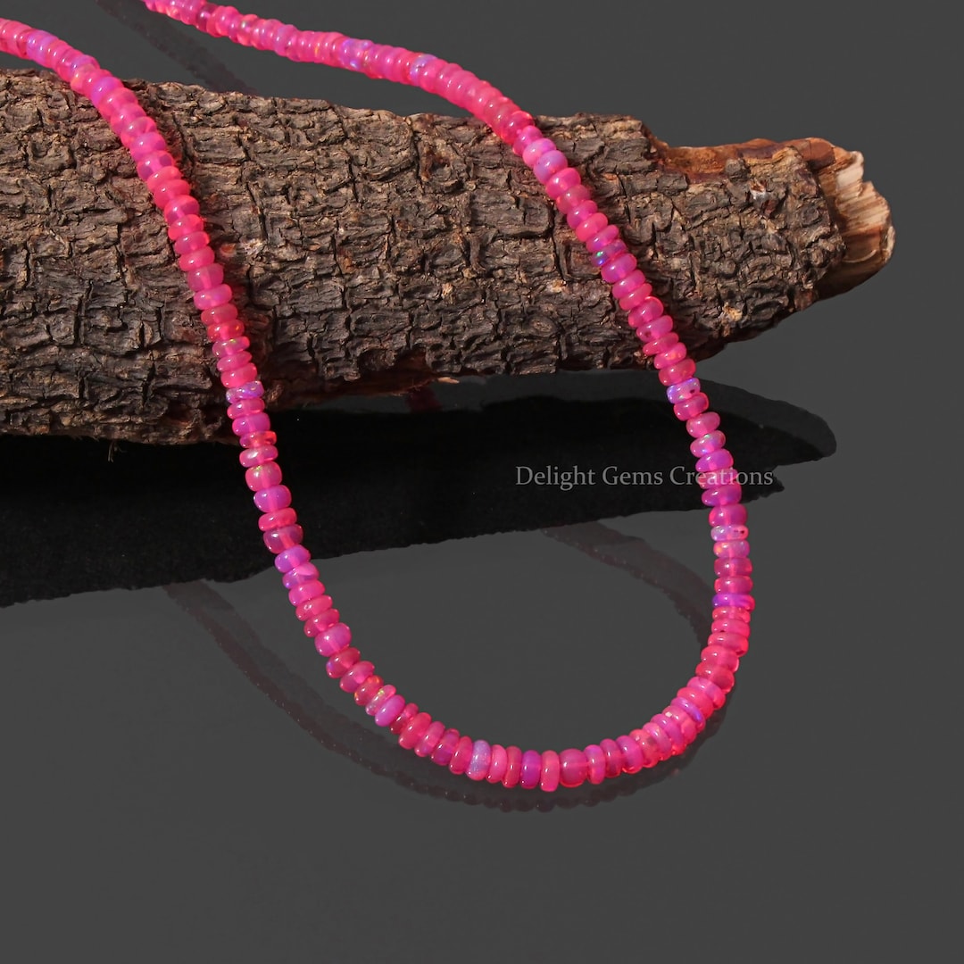 Ethiopian Opal Pink Necklace main image 0