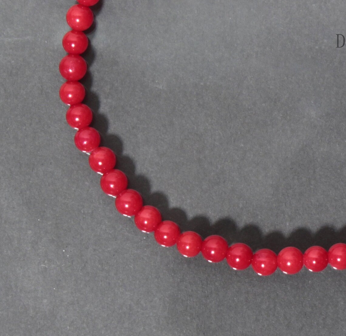 4mm Natural Red Coral Beaded Bracelet Women Men Bracelet Red Etsy