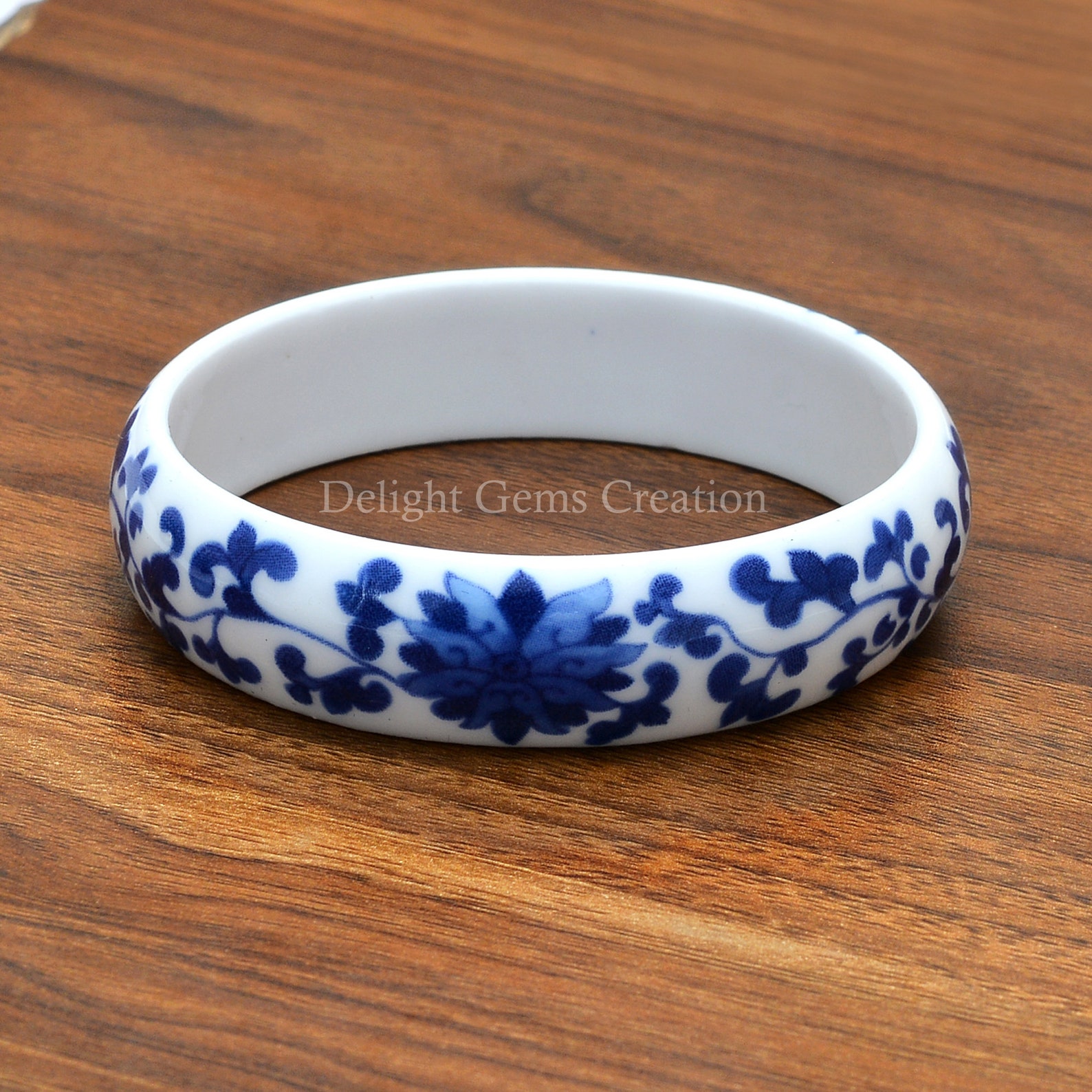 Natural Ceramic Bangle Ceramic 58mm Inner Diameter Bangle Etsy