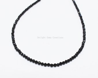 Collana Lunga Di Spinello Nero Vendita Online