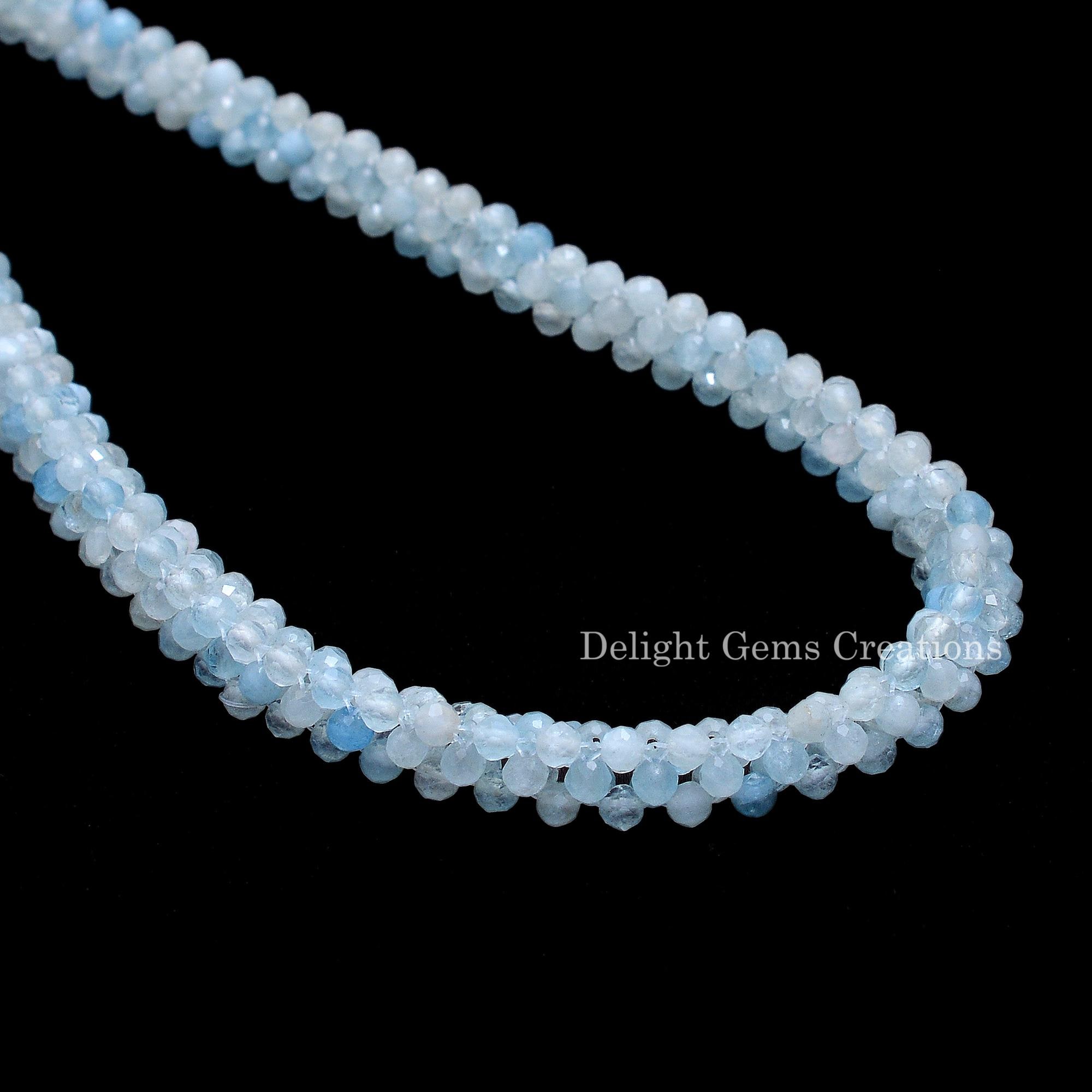 Perline Di Pietra Preziosa Rotonda Sfaccettata Graduata In Giada - Foto 2