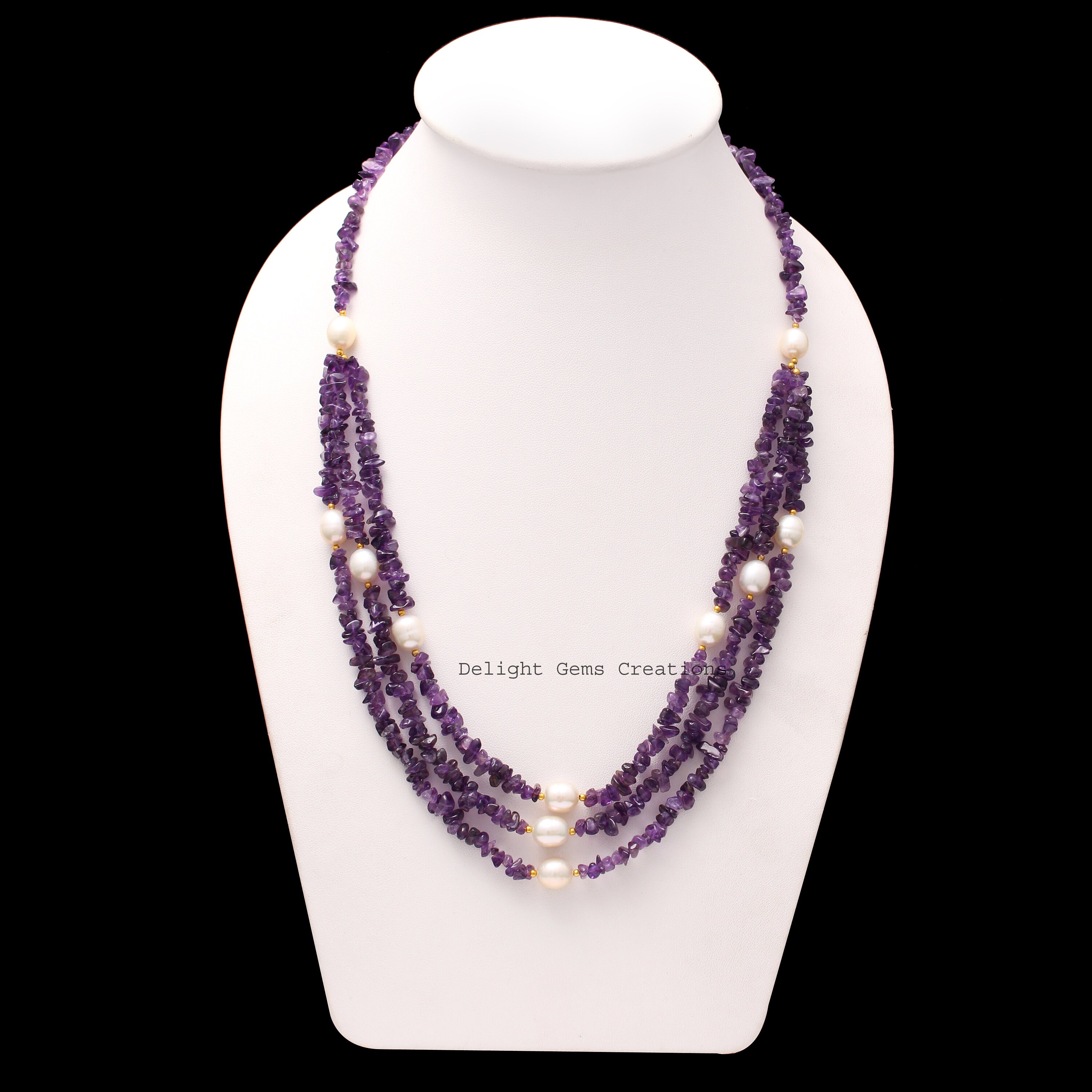 アクセサリー huberstore Natural Stone Beads Neckless il_1080xN.6813696695_t2xj.jpg