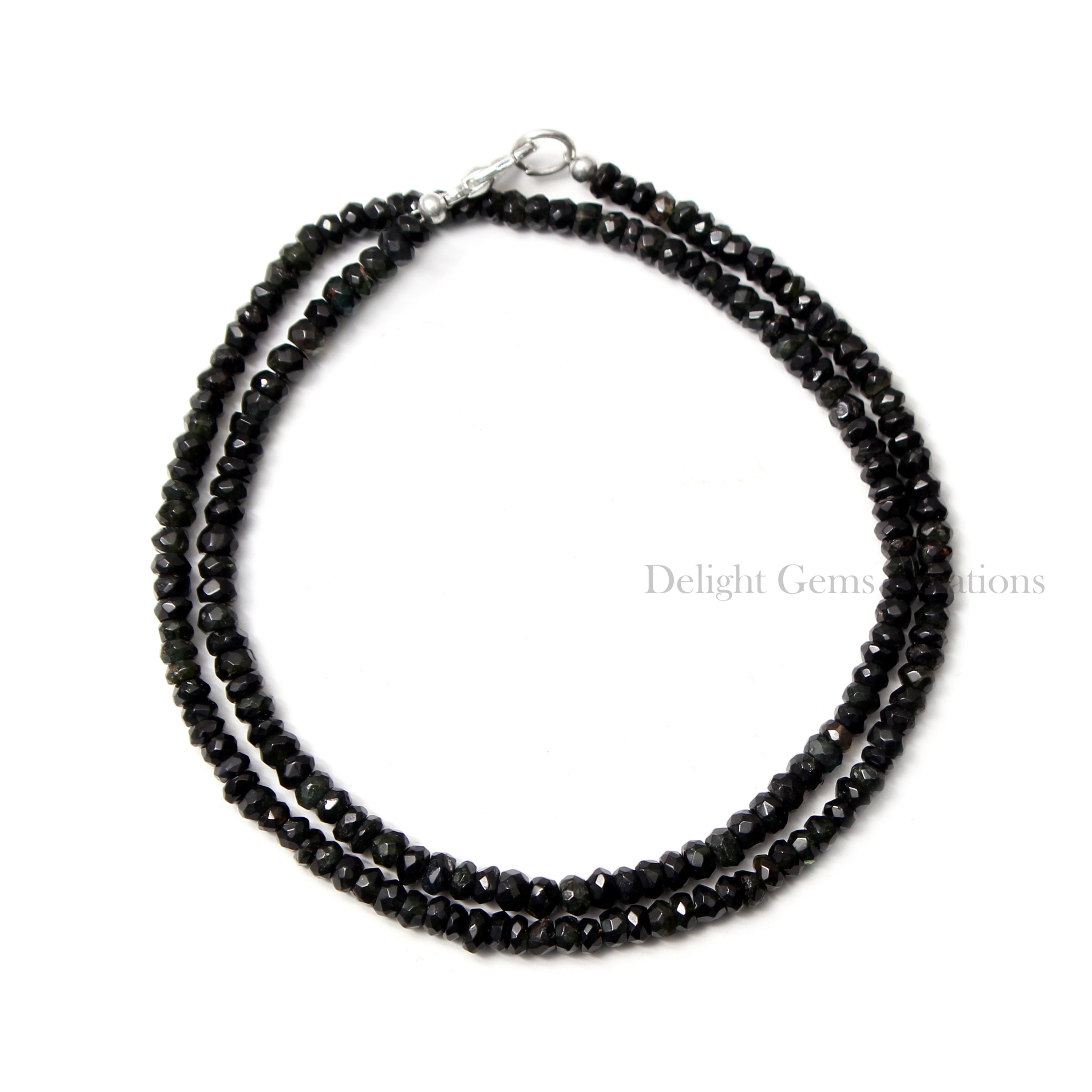 Black Tourmaline Beaded Necklace 4 4.5mm Black Tourmaline Faceted Rondelle Beads Necklace Black Beads Tourmaline Necklace Black Necklace Etsy Canada