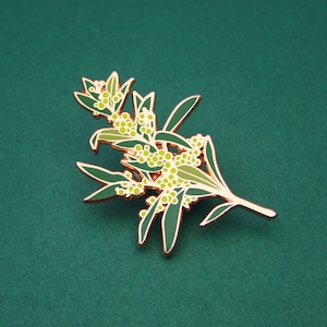 Wattle Flower Enamel Pin