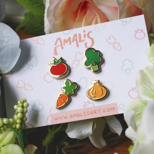 Mini épingles aux légumes