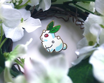 Snow Bunny Enamel Pin