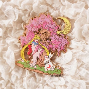 Sailor Moon X Okami Enamel Pin
