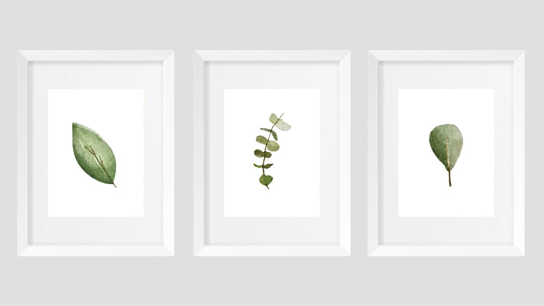 Set of Prints, Wall Art Prints, Set of 3 Prints, Botanical Prints ...