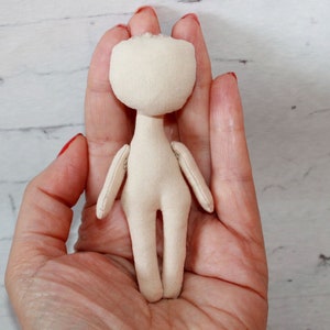 Minature Doll Body for Doll Making Craft 10 cm/3.9 inches