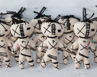 10 Voodoo Doll for Good Luck Voodoo Tag