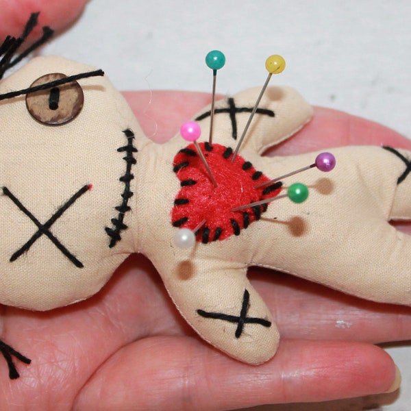 Pin Cushion Handmade Pincushion Voodoo Pin Cushion