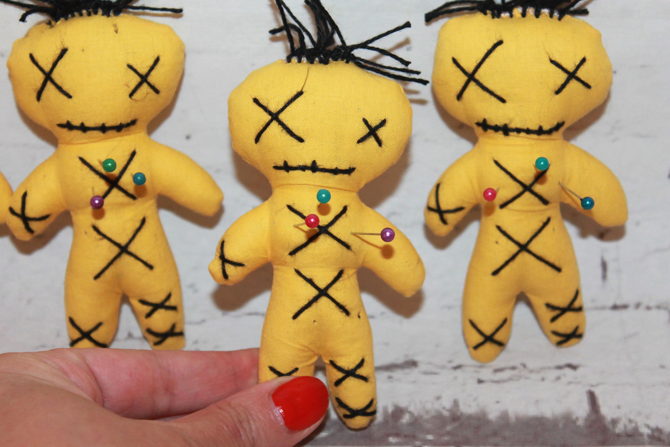 5 Gift Voodoo Doll With Pins Gift Gothic Gift Christmas Gift Etsy
