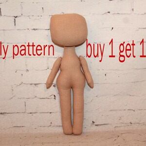 Cloth Doll Pattern PDF Soft Doll Pattern Buy 1 Get 1 Free - Etsy