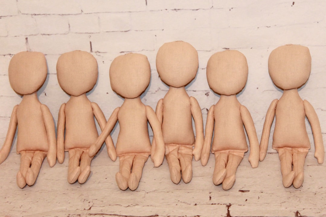 6 Blank Doll Base 20 Cm Rag Doll Body Doll Blank Etsy