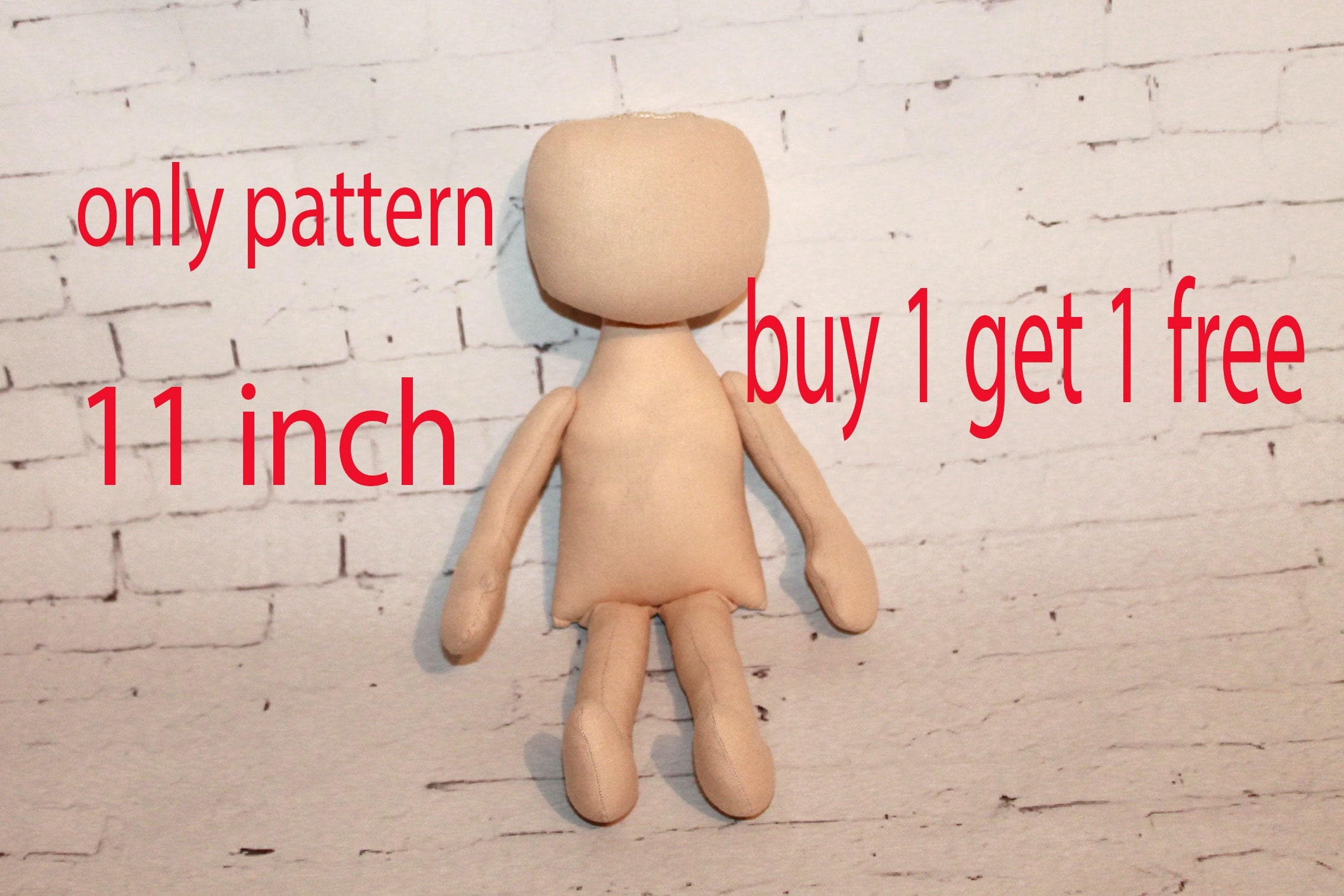 PDF Doll Pattern Cloth Doll Pattern PDF Rag Doll Pattern Buy 1 - Etsy
